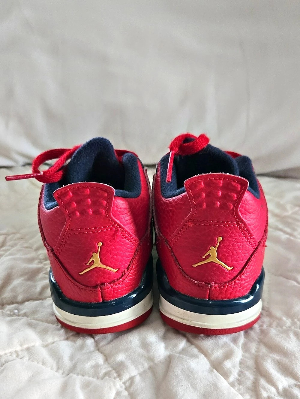 Jordan Air Jordan 4 Retro FIBA Red & Black Sneakers US 10C